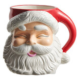 Raz Imports 8" Red Santa Container
