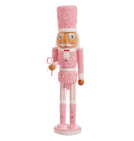 Raz Imports 15.5" Light Pink Nutcracker
