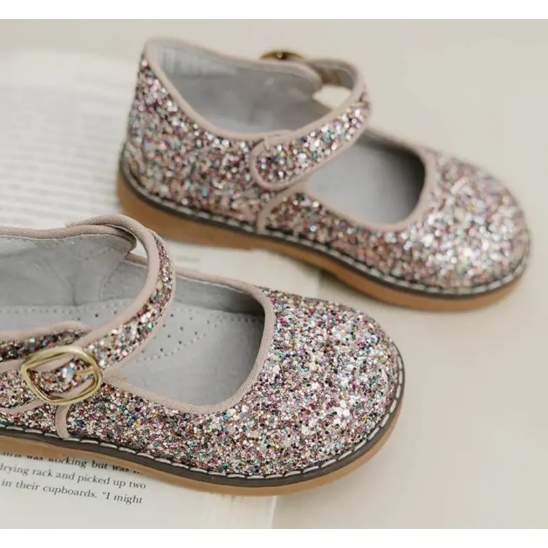 L'Amour Natasha Mary Jane - Pink/Multi Glitter