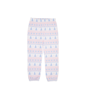 The Beaufort Bonnet Company TBBC Gates Sweeney Sweatpant - Fairisle Flurries Pink