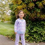 The Beaufort Bonnet Company TBBC Gates Sweeney Sweatpant - Fairisle Flurries Pink
