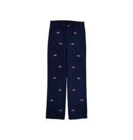 The Beaufort Bonnet Company TBBC Critter Sheffield Pants - Nantucket Navy/Woody Jeeps
