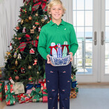 The Beaufort Bonnet Company TBBC Critter Sheffield Pants - Nantucket Navy/Woody Jeeps