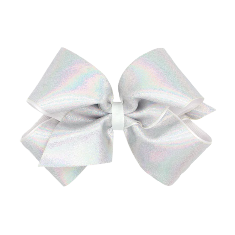 Wee Ones Wee Ones King White Mirror Dot Bow