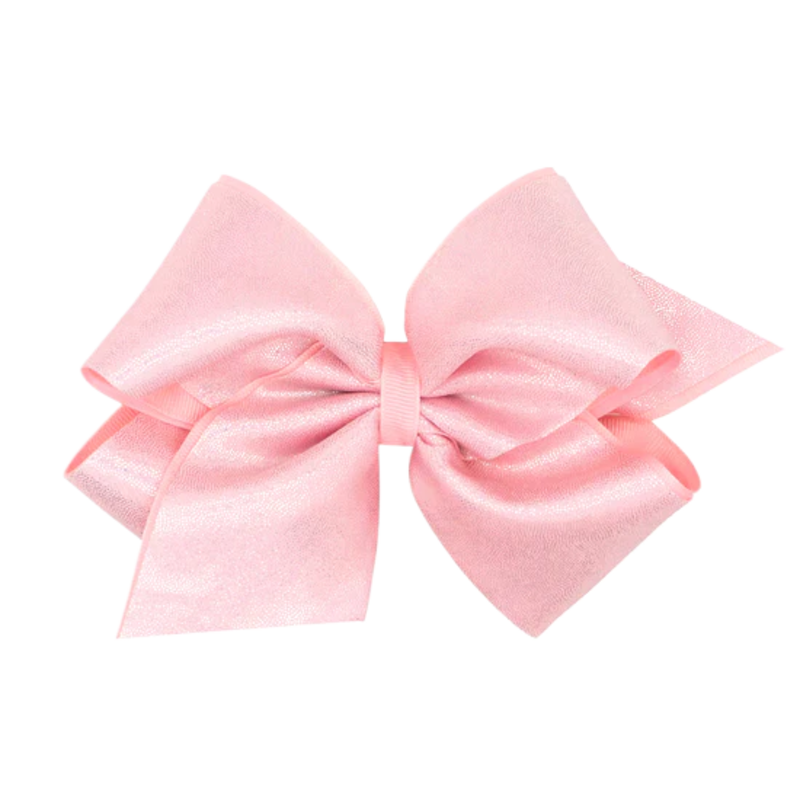 Wee Ones Wee Ones King Light Pink Mirror Dot Bow