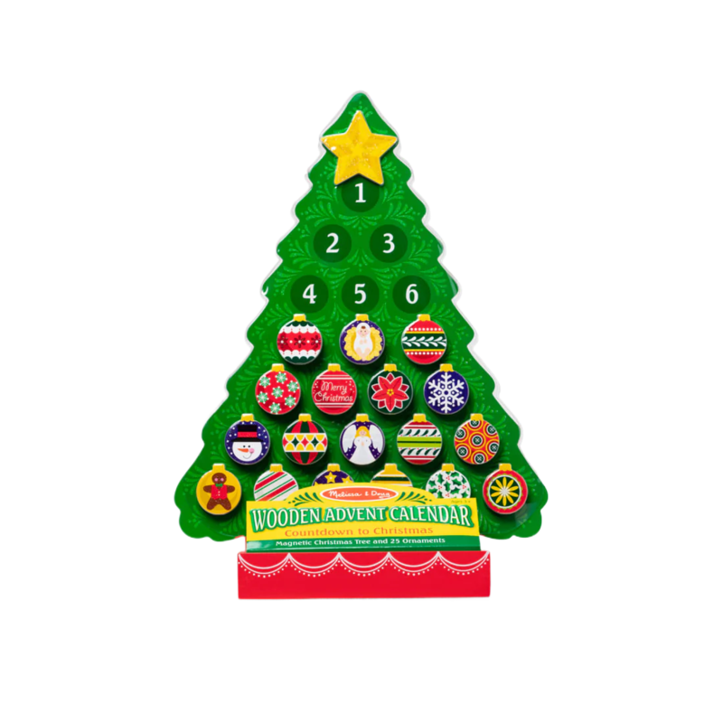 Melissa & Doug Melissa & Doug Countdown to Christmas Wooden Advent Calendar