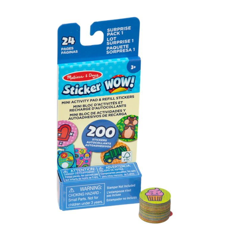 Melissa & Doug Melissa & Doug Sticker Wow! Mini Activity Pad & Refill Stickers - Surprise Pack