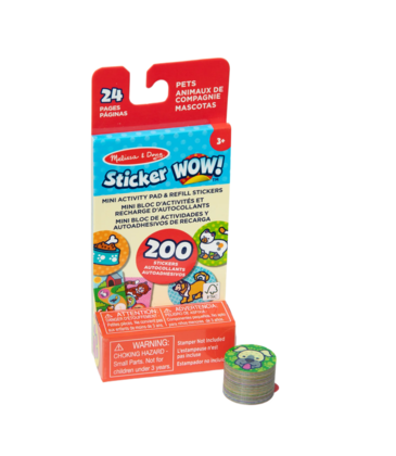 Melissa & Doug Melissa & Doug Sticker Wow! Mini Activity Pad & Refill Stickers - Pets