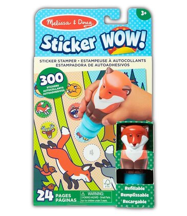 Melissa & Doug Melissa & Doug Sticker Wow! Activity Pad & Sticker Stamper Set - Fox