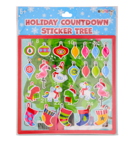 Holiday Countdown Sticker Tree Holiday Countdown Sticker Tree
