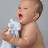 Angel Dear Angel Dear Lovie Blankie - Blue Elephant