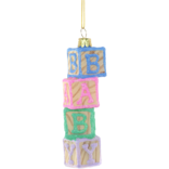 Cody Foster & Co Baby Blocks Ornament