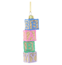 Cody Foster & Co Baby Blocks Ornament
