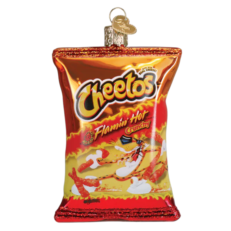 Old World Christmas Flamin' Hot Cheetos Ornament
