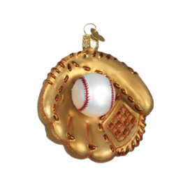 Old World Christmas Baseball Mitt Ornament