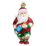 Old World Christmas Pickleball Santa Ornament