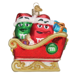 Old World Christmas M&M's in Sleigh Ornament