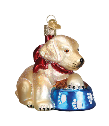Old World Christmas Labrador Pup Ornament