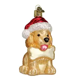 Old World Christmas Jolly Pup Ornament