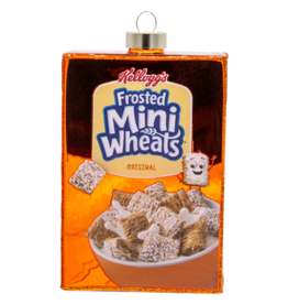 Kat + Annie Frosted Mini-Wheats Cereal Ornament