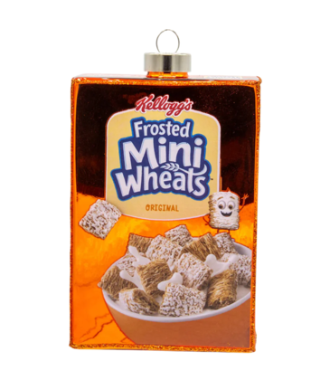 Kat + Annie Frosted Mini-Wheats Cereal Ornament