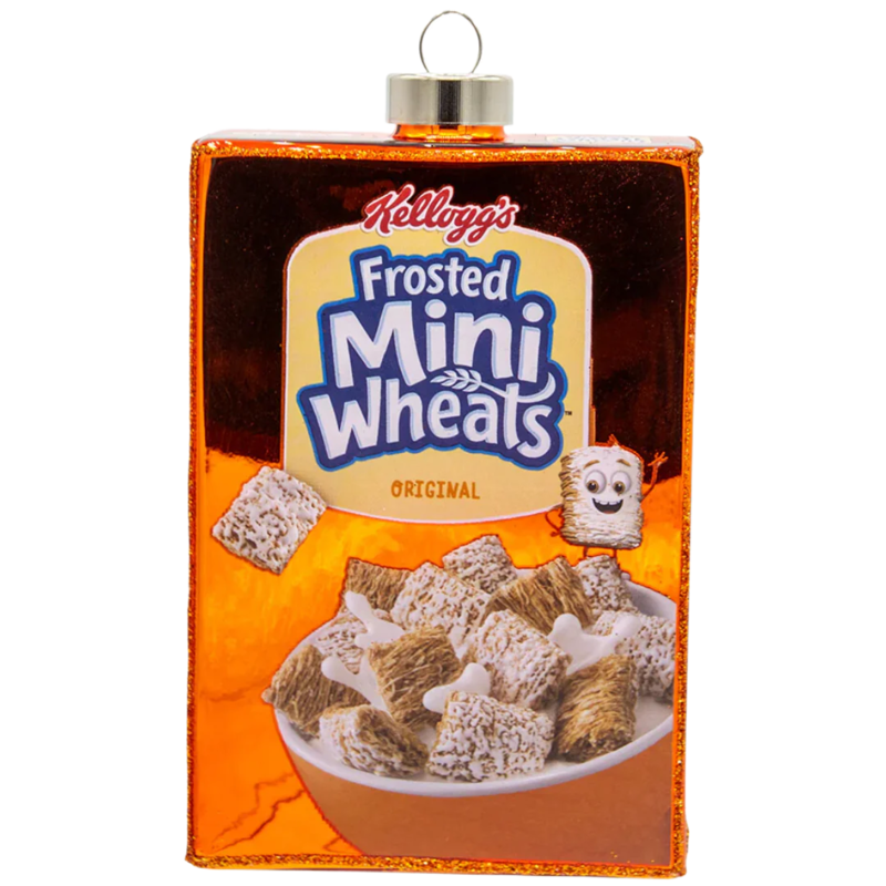 Kat + Annie Frosted Mini-Wheats Cereal Ornament