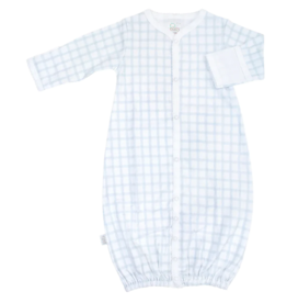 Paty Paty Blue Gingham Pima Converter Gown