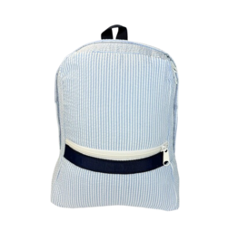 Mint Mint Seersucker Small Backpack - Skipper