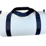 Mint Mint Seersucker Medium Duffel - Skipper