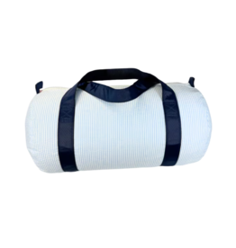Mint Mint Seersucker Medium Duffel - Skipper