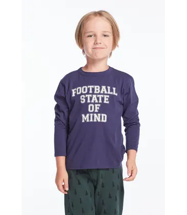 Chaser Chaser Football Mind LS Tee