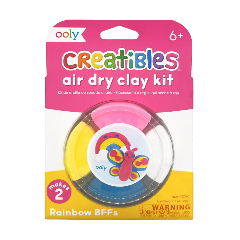 Ooly Ooly Creatibles Mini Air Dry Clay Kit - Rainbow BFFs