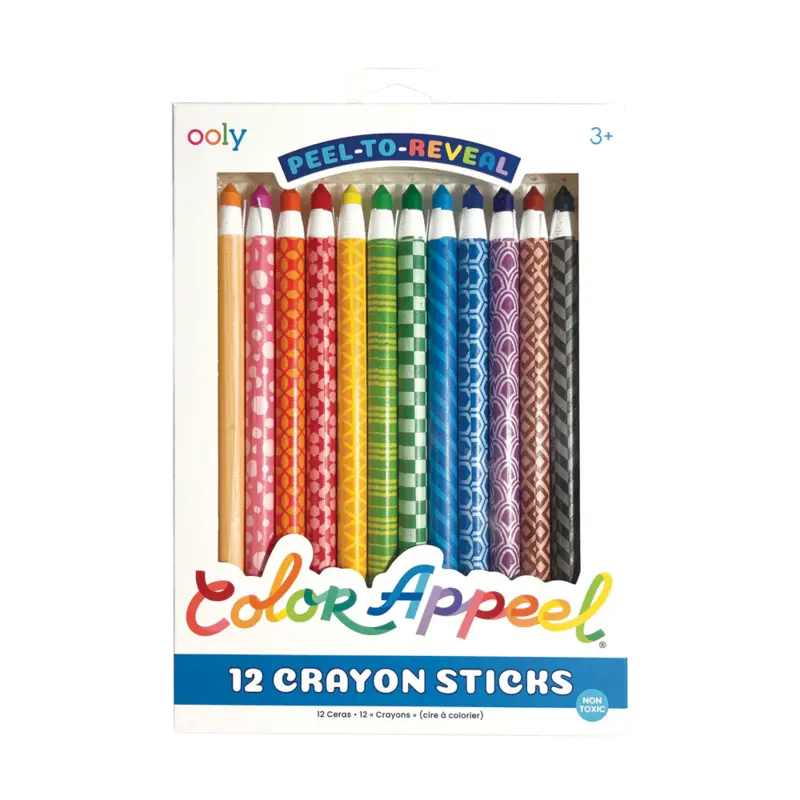 Ooly Ooly Color Appeel Crayon Sticks - Set of 12