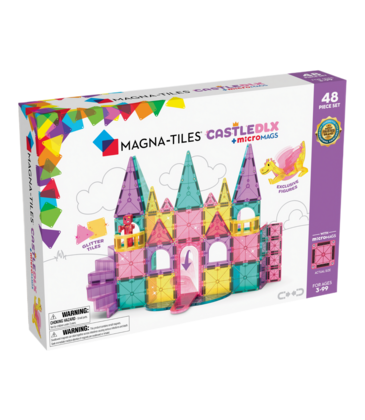MAGNA-TILES Castle DLX 48-Piece Set