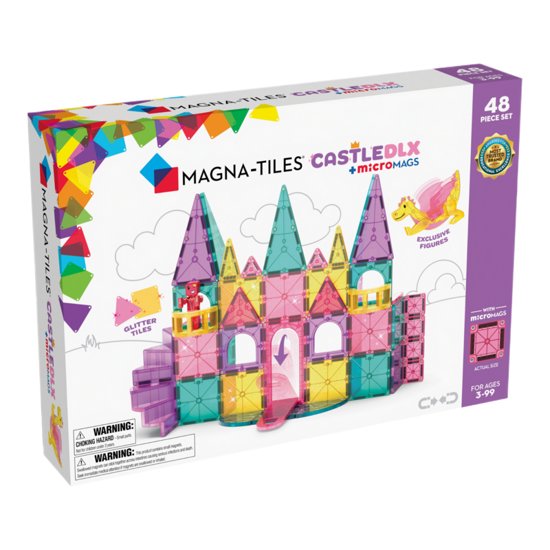 MAGNA-TILES Castle DLX 48-Piece Set