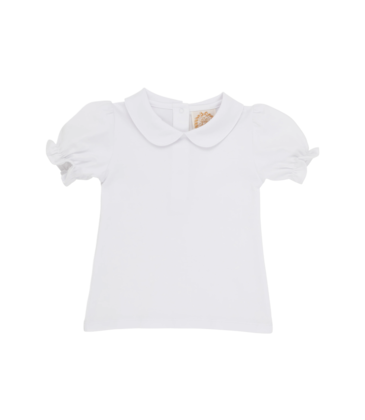 The Beaufort Bonnet Company TBBC Maudes Peter Pan Collar Shirt - White