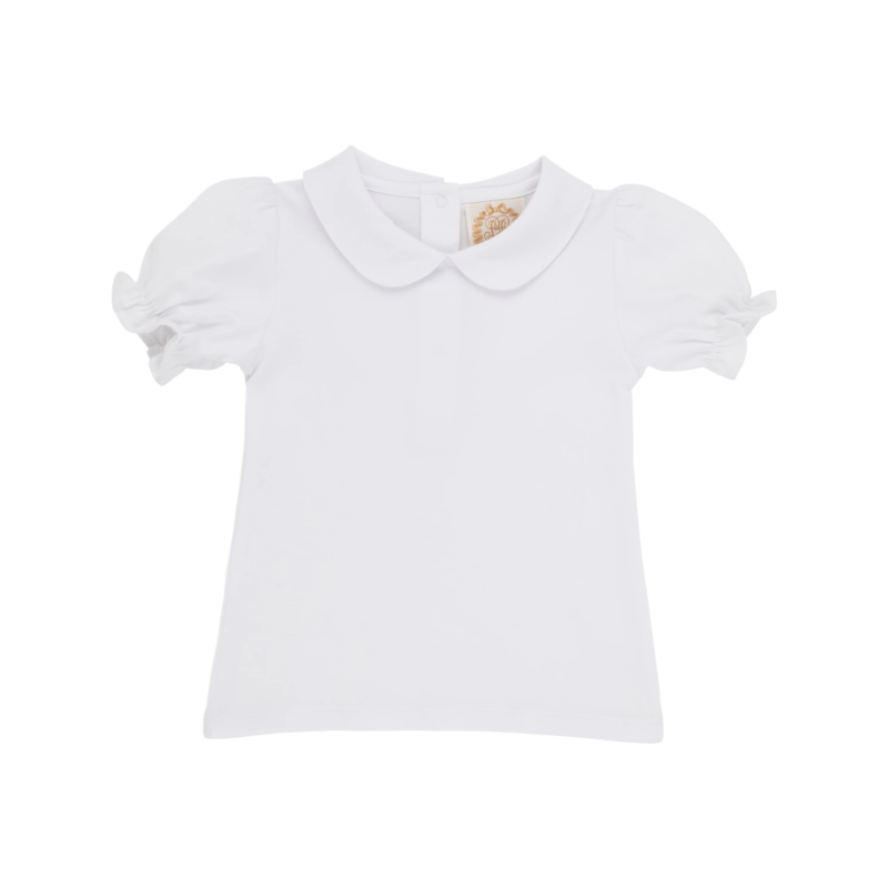 The Beaufort Bonnet Company TBBC Maudes Peter Pan Collar Shirt - White