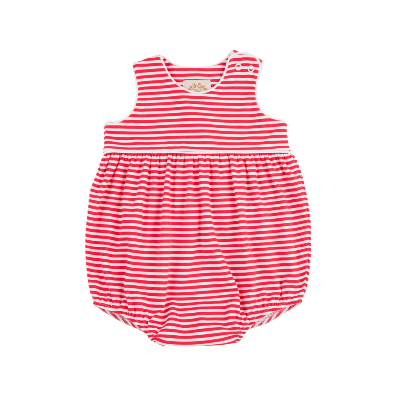 The Beaufort Bonnet Company TBBC Barlett Bubble - Richmond Red Stripe