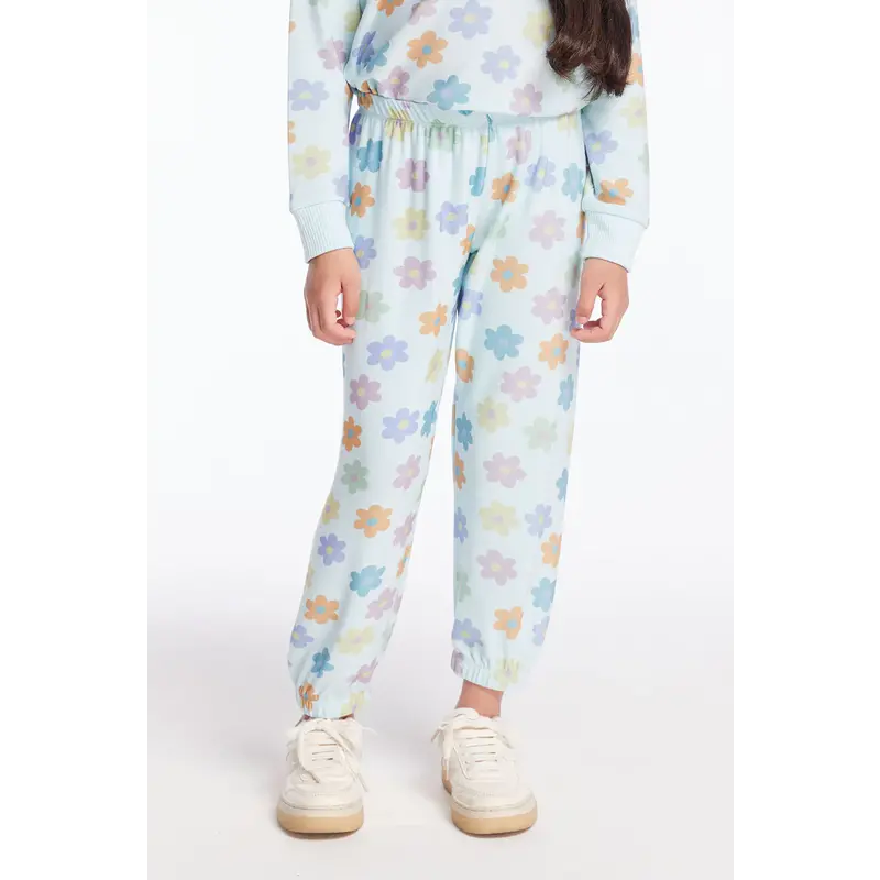 Chaser Chaser Colorful Daisies Sweatpants