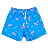 Bermies Surfing Flamingo Swim Trunks