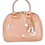Carrying Kind Carrying Kind Cate Light Pink Sparkle Purse w/ Tiny Dancer Charm
