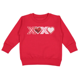 Sweet Wink Xoxo Sequin Patch Sweatshirt