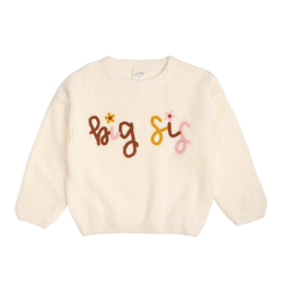 Sweet Wink Big Sis Yarn Knit Sweater