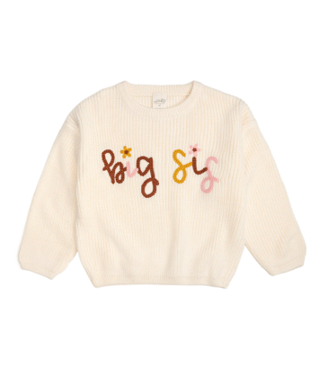 Sweet Wink Big Sis Yarn Knit Sweater