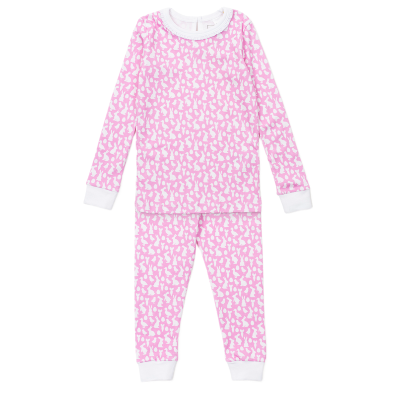 Lila + Hayes Lila + Hayes Ava Pajama Set - Easter Time Pink