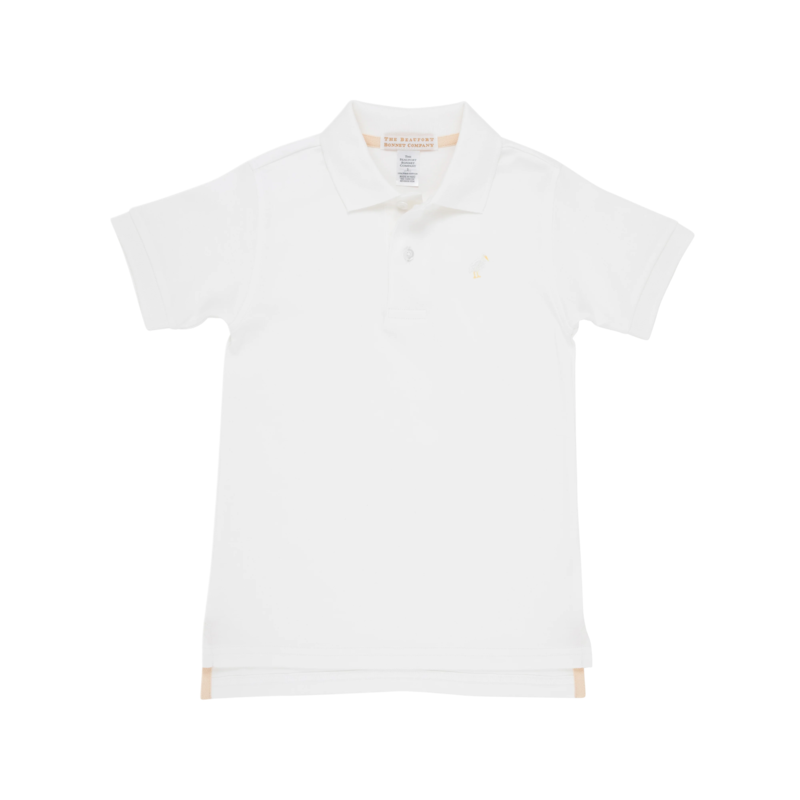 The Beaufort Bonnet Company TBBC Prim & Proper Polo - Worth Avenue White