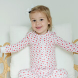 Lila + Hayes Lila + Hayes Parker Zipper Pajama - Heart to Heart