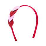 Wee Ones Wee Ones Valentine Overlapping Hearts Glitter Headband