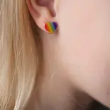 Great Pretenders Great Pretenders Heart Sticker Earrings