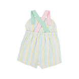 The Beaufort Bonnet Company TBBC Ruthie Romper - Siesta Key Seersucker